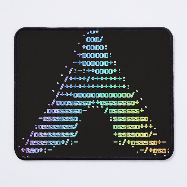 Item preview, Arch-Linux-Rainbow-ASCII-Logo-- designed and sold by AbielCushman.