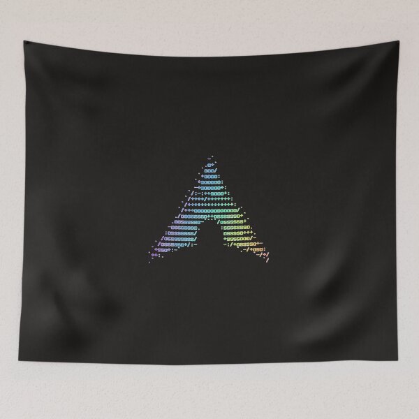 Item preview, Arch-Linux-Rainbow-ASCII-Logo-- designed and sold by AbielCushman.