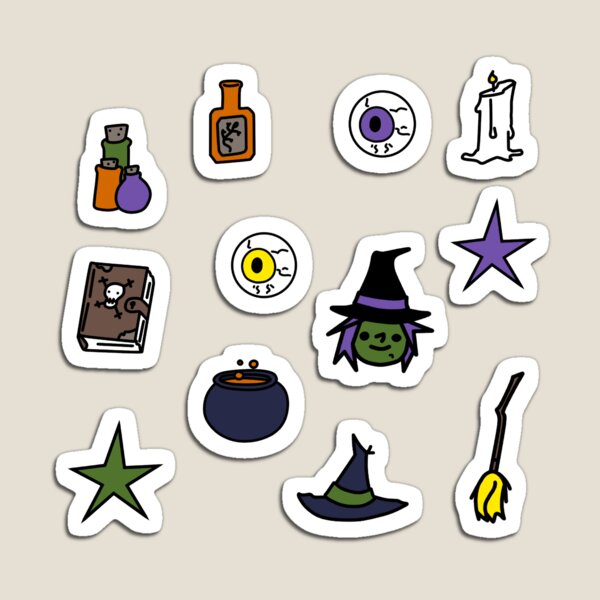 Item preview, Cute Witch Themed Pack designed and sold by MossMothDesigns.