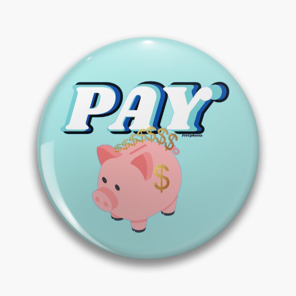Item preview, Retro Style Pay Pig designed and sold by FetUphoria.