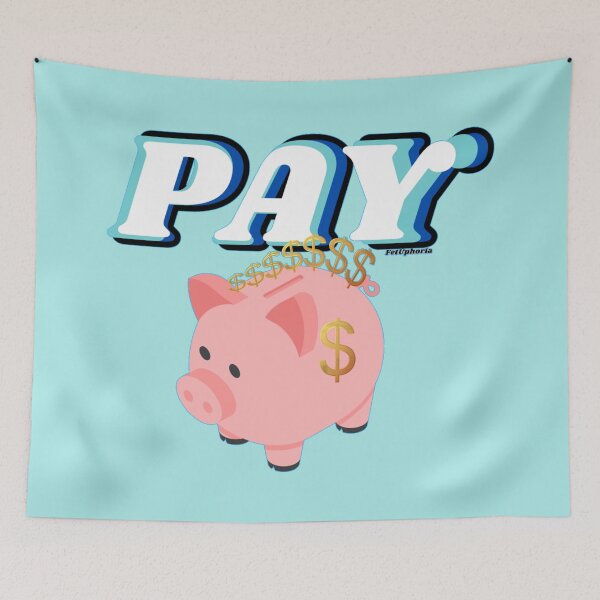Item preview, Cerdo de pago de estilo retro designed and sold by FetUphoria.