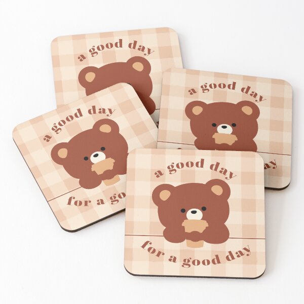 Item preview, A good day for a good day - cosy bear  designed and sold by KittyStrand.
