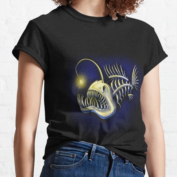 Fish Reaper Fishing Fisherman Anglers Gift Fish Skeleton T-Shirt