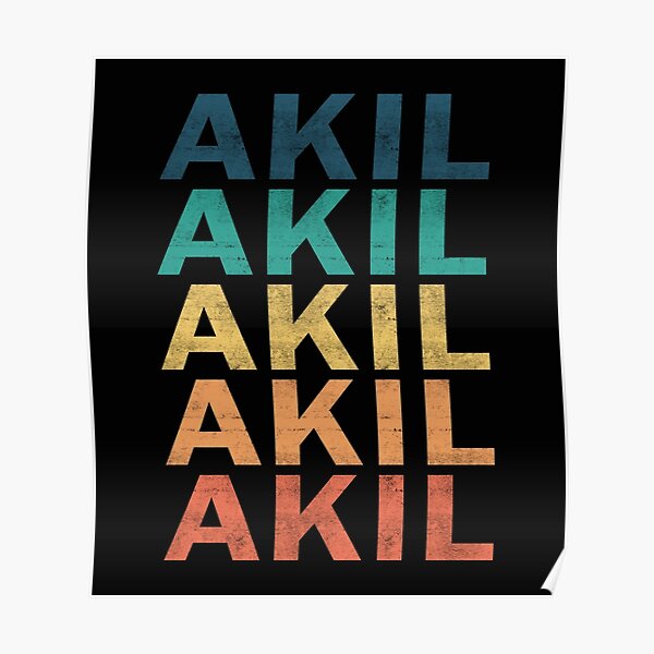 Akil Posters for Sale