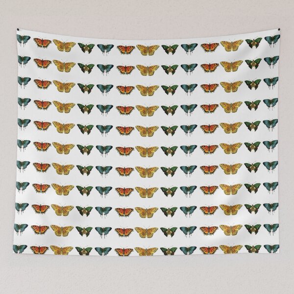 Item preview, Vintage Butterflies Illustration designed and sold by StrangeCritters.