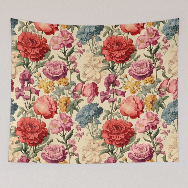 Item preview, Summer meadow floral pattern designed and sold by bigmoments.