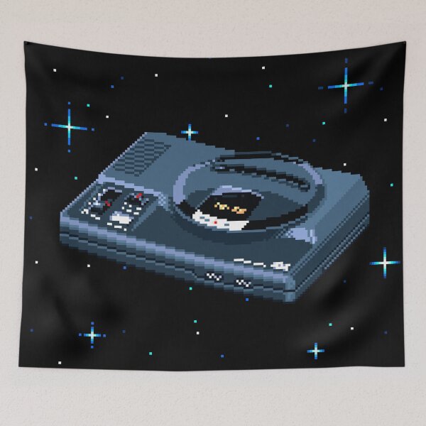 Item preview, Mega Drive in Space pixel art designed and sold by Retroperks.