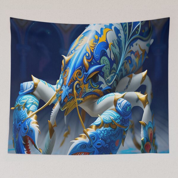 Item preview, Blue lobster designed and sold by ColouryourlifeBE.