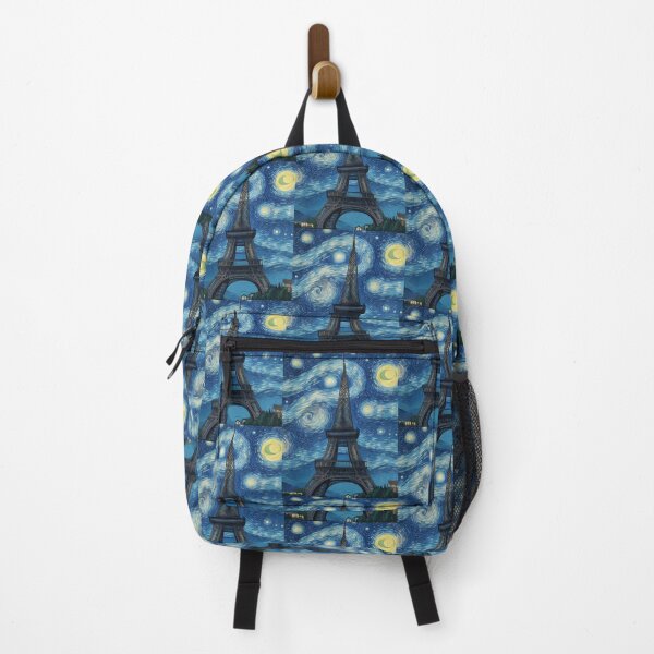 Item preview, Starry Night in Paris Van gogh Style Eiffel Tower Painting for Van gogh Lovers designed and sold by Vangoholic.