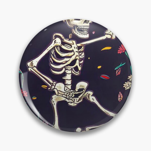Item preview, Floral Dancing Skeleton designed and sold by betrayedsky.