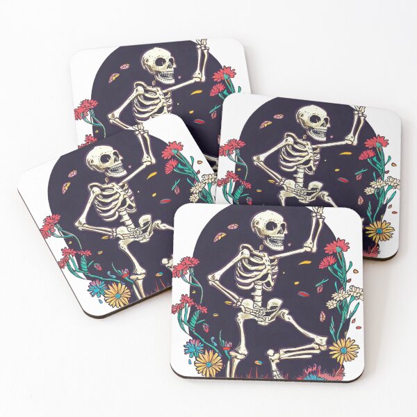 Item preview, Floral Dancing Skeleton designed and sold by betrayedsky.
