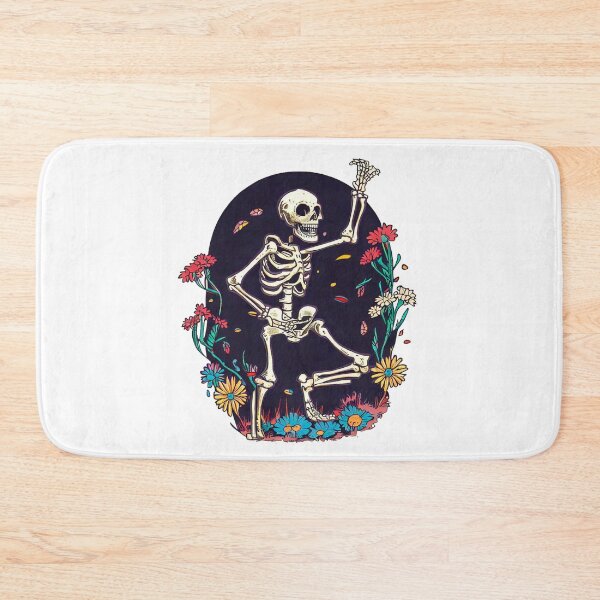 Item preview, Floral Dancing Skeleton designed and sold by betrayedsky.