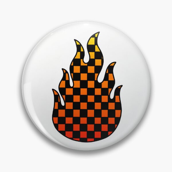 Item preview, Checkered Flame designed and sold by chelledigiwell.
