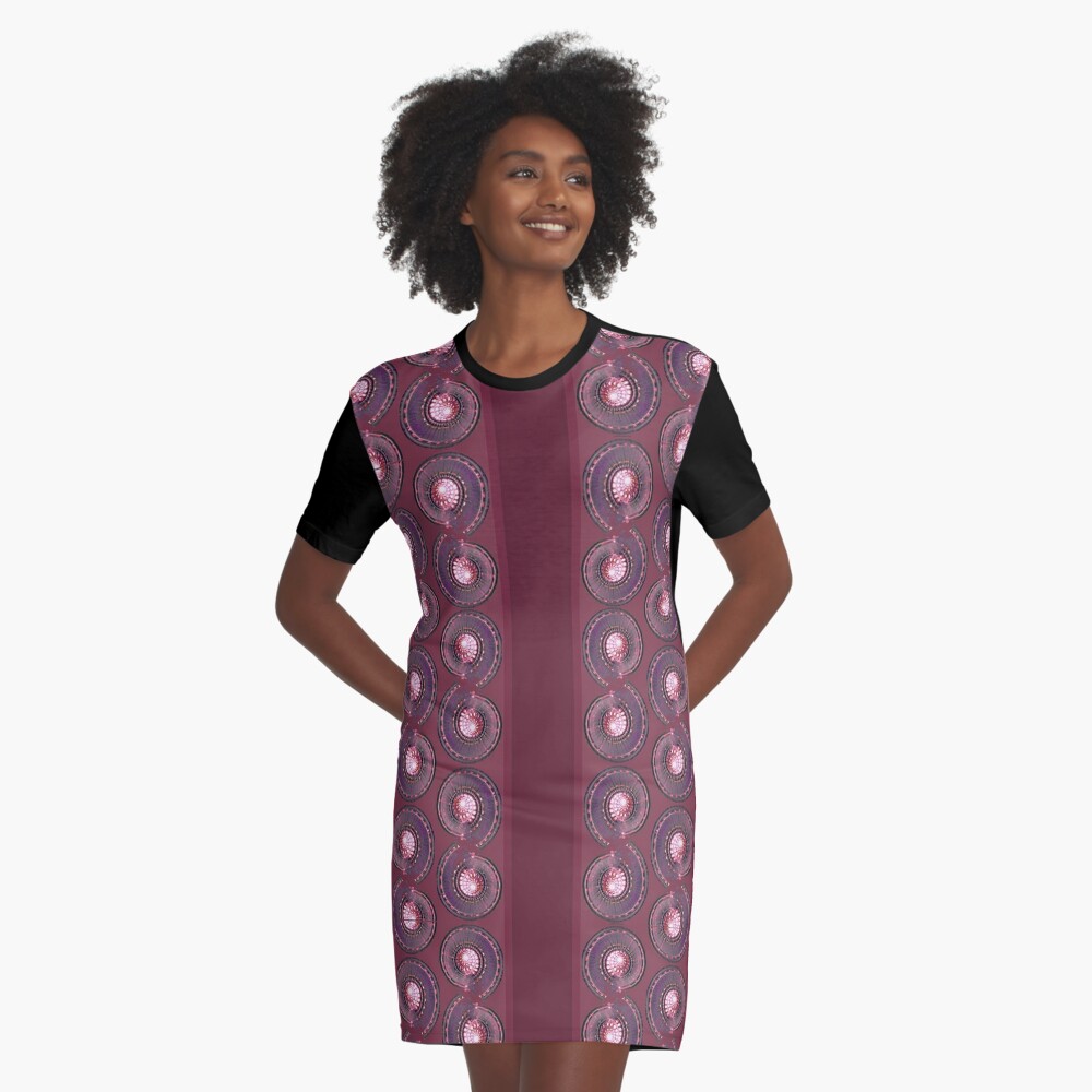 Item preview, Graphic T-Shirt Dress designed and sold by LisaLeQuelenec.