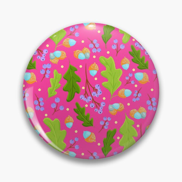 Artikelvorschau, Pink Acorns & Berries entworfen und verkauft von Kalaidas-Art.
