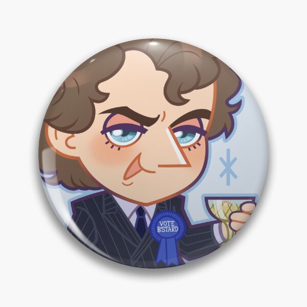 Item preview, The New Statesman Inspired Alan B'stard Rik Mayall Chibi designed and sold by carnabybeat.