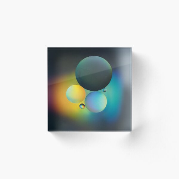 Orbs Acrylic Block