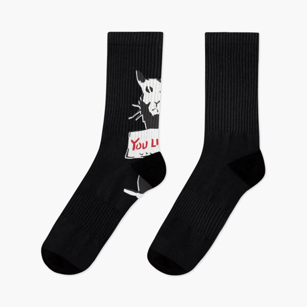 Item preview, Banksy Quote Rat holding sign with YOU LIE written Graffiti Street art with Banksy signature tag HD HIGH QUALITY ONLINE STORE  	 designed and sold by nwnqumdm54.