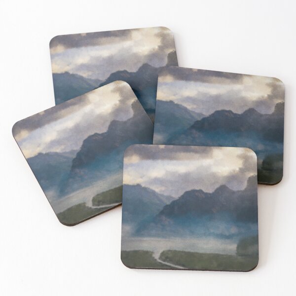 Item preview, River tributary to a sea designed and sold by Paint Dream  Style.