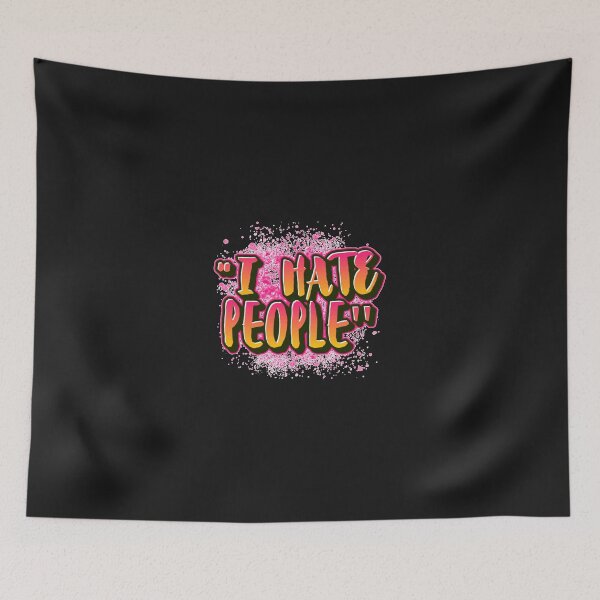 Item preview, Anti-Social-Club-I-Hate-People-- designed and sold by RoselyntDraper.