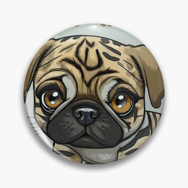 Item preview, Pug Camo 2 designed and sold by RedBluffTraders.