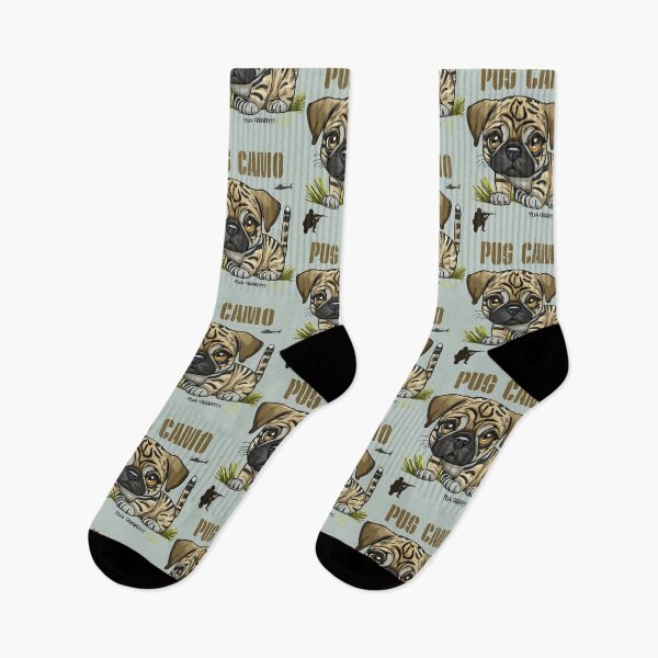 Item preview, Pug Camo 2 designed and sold by RedBluffTraders.