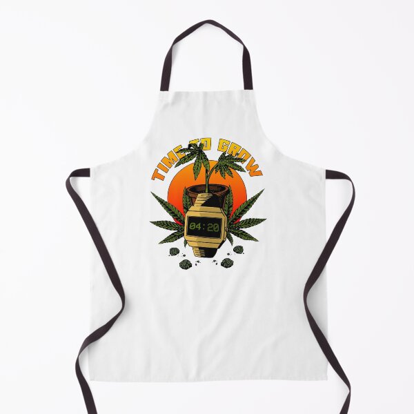 Item preview, Time to Grow | Gold Watch showing 420 in front of a Cannabis Plant designed and sold by ProdbyNiECO.