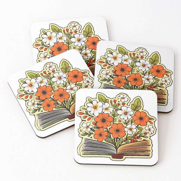 Item preview, Floral Open Book Aesthetic - For Book Lovers and Reading Enthusiasts designed and sold by Cheeky Companions.