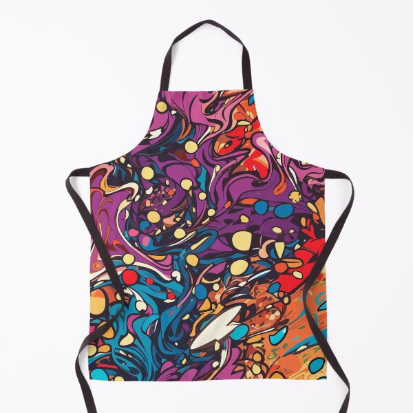 Aperçu de l'œuvre Art de motif Splash vibrant : débordant d’énergie colorée créée et vendue par PixelStroke.