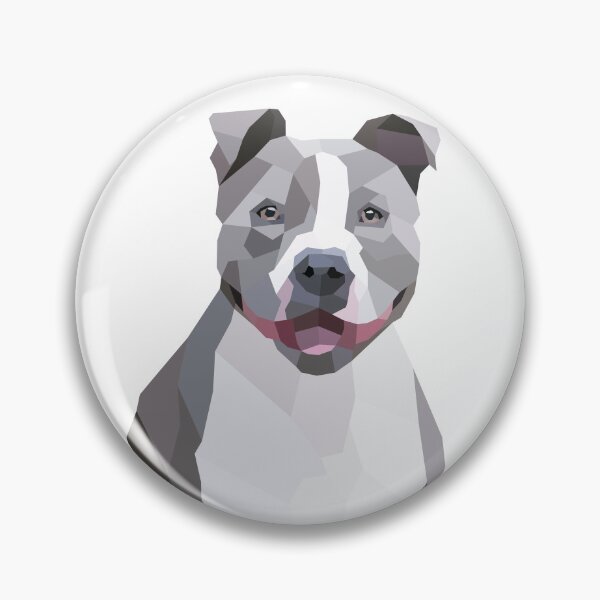 Item preview, Geometric Pit Bull Terrier Dog designed and sold by MSwiftDesigns.