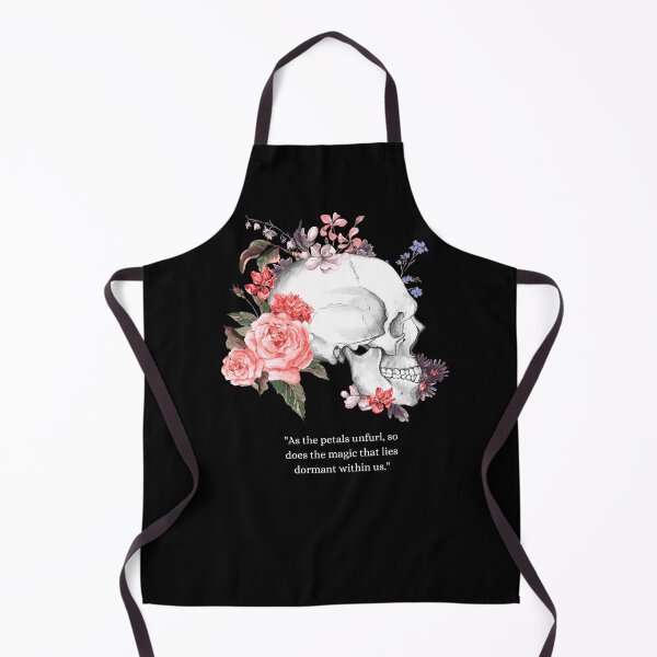Item preview, As The Petals Unfurl Magic Floral Skull designed and sold by Witty Kitty Creations.