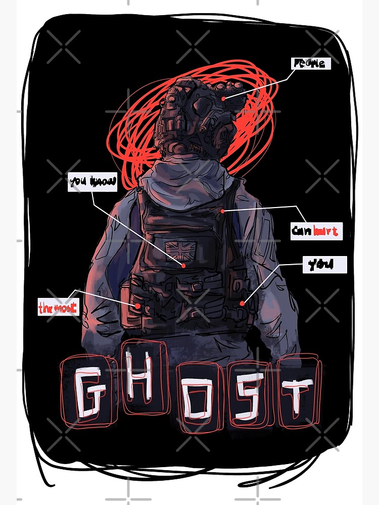 Simon Ghost Riley Cod Mobile Call Of Duty Call Of Duty Mobile Ghost Codm  Ghost Codm Leg Matte Finish Poster Paper Print - Animation & Cartoons  posters in India - Buy art
