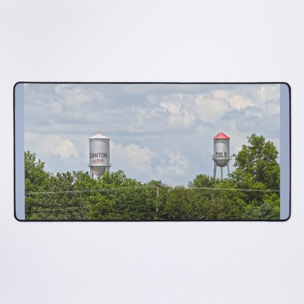 Item preview, Canton, Kansas, Hot and Cold Water Towers designed and sold by Catherine Sherman.