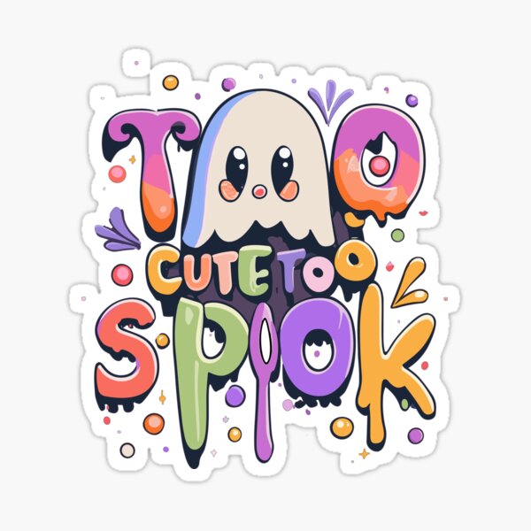 Spook Floof Sticker — Maude Studios