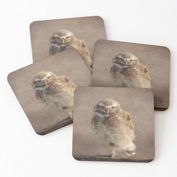 Item preview, Staring Owl on one leg designed and sold by Paint Dream  Style.