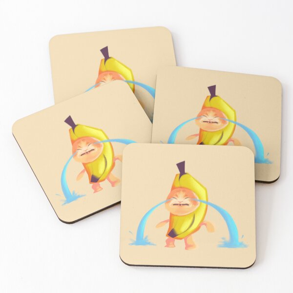 Item preview, Banana Cat Crying Meme Cute Painterly Illustration designed and sold by carnabybeat.