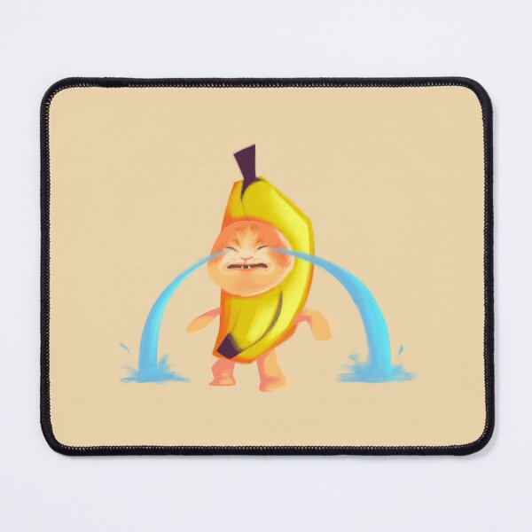 Item preview, Banana Cat Crying Meme Cute Painterly Illustration designed and sold by carnabybeat.