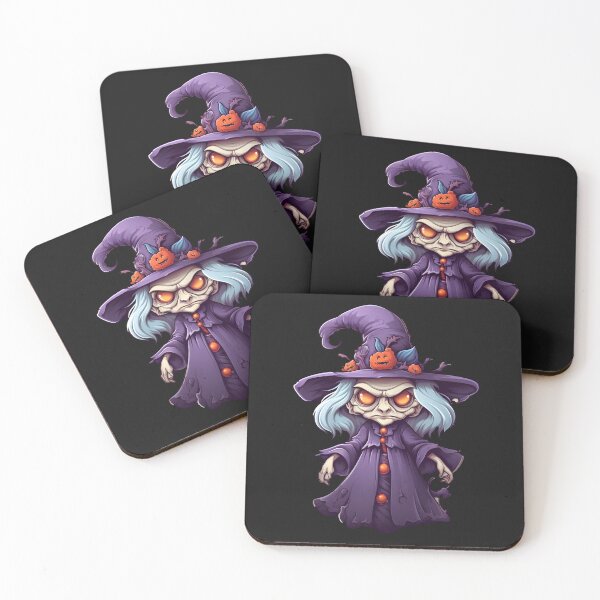 Item preview, Scary halloween witch designed and sold by Wickystickers.