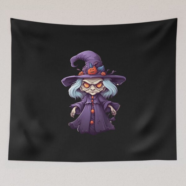 Item preview, Scary halloween witch designed and sold by Wickystickers.