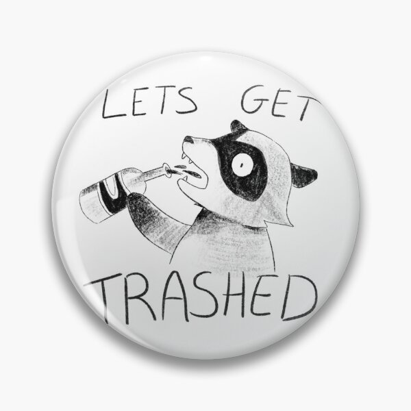 Item preview, Let’s get trashes raccoon designed and sold by Raccoondoodles.
