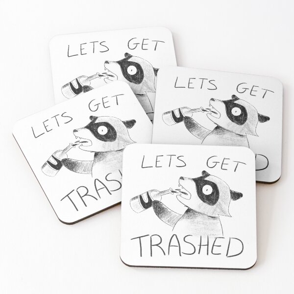 Item preview, Let’s get trashes raccoon designed and sold by Raccoondoodles.