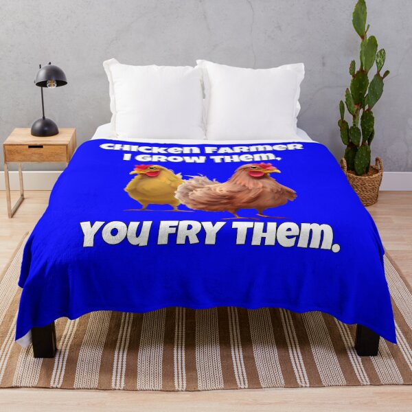 Item preview, Funny Chicken Farmer Humor I Grow Them, You Fry Them designed and sold by fantasticdesign.
