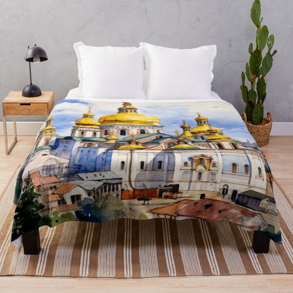 Item preview, Watercolor Design of Kiev / Kiyv - Ukraine designed and sold by Sketch-Shack.