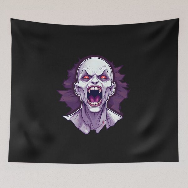 Item preview, Scary halloween vampire designed and sold by Wickystickers.
