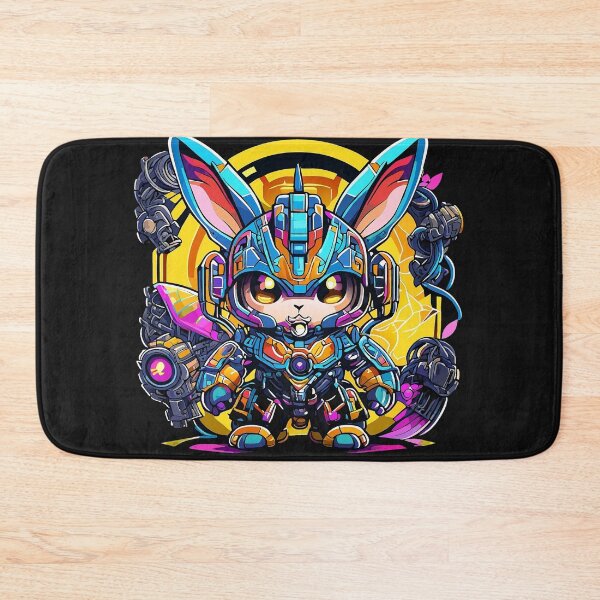 Item preview, Rabbit Robot Wonders: Whimsical Artistry Meets Futuristic Charm! designed and sold by Watchara Aekcheen.
