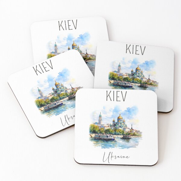Item preview, Watercolor Design of Kiev / Kiyv - Ukraine designed and sold by Sketch-Shack.