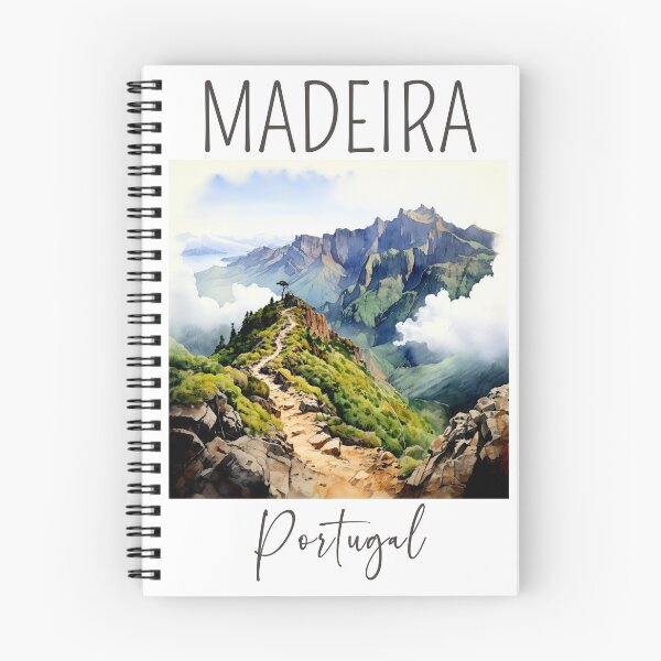 Item preview, Watercolor Design of the Pico do Areeiro in Madeira - Portugal designed and sold by Sketch-Shack.