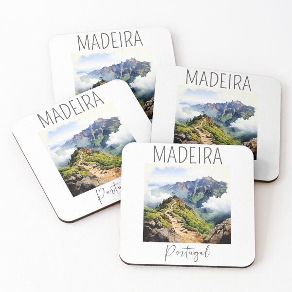 Item preview, Watercolor Design of the Pico do Areeiro in Madeira - Portugal designed and sold by Sketch-Shack.