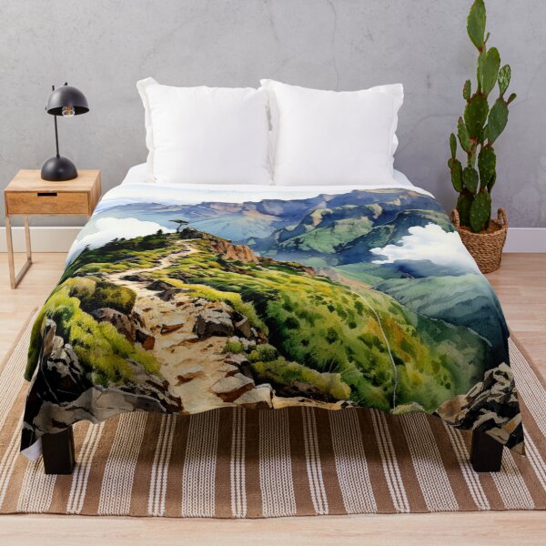 Item preview, Watercolor Design of the Pico do Areeiro in Madeira - Portugal designed and sold by Sketch-Shack.