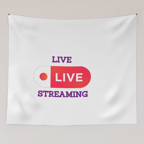 Item preview, Live streaming  designed and sold by GalaxyGraffiti.